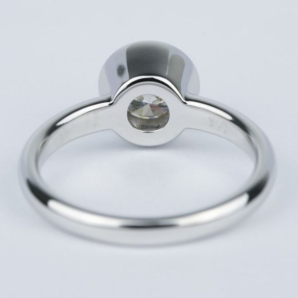 1 Ct Solitaire Lab Grown Diamond Engagement Ring - Picture 4 of 4